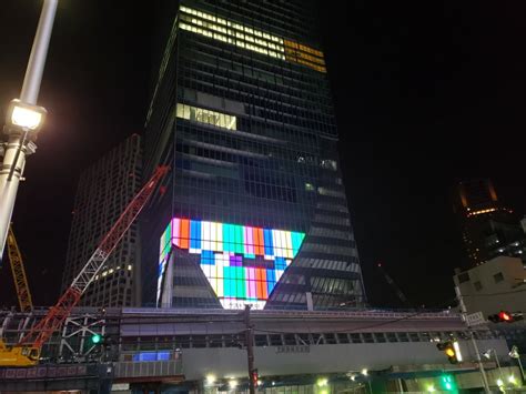 超大型！渋谷駅前のledビジョン激戦区に登場した新ledビジョン Led Tokyo株式会社