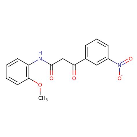 Benzenepropanamide N 2 Methoxyphenyl 3 Nitro Beta Oxo SIELC