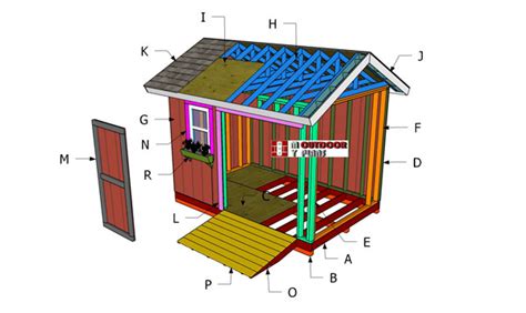 8x12 Garden Shed Plans