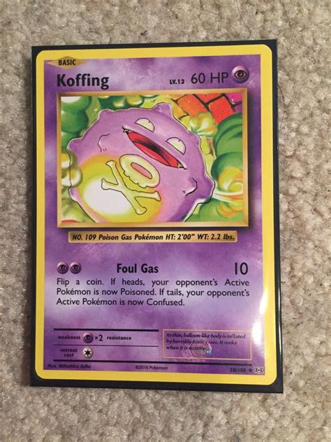 2016 Pokemon XY Koffing Evolutions Set 50 108 EBay