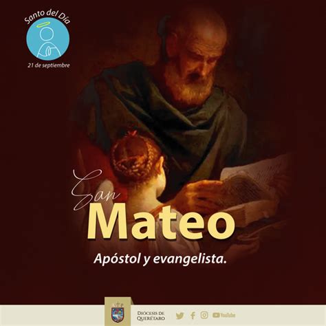 Santo Del DÍa San Mateo ApÓstol Diócesis De Querétaro