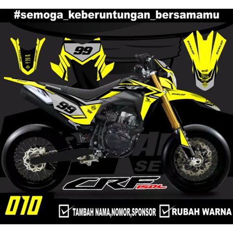 Jual Sticker Setiker Stiker Decal Crf L Minimalis Fullbody