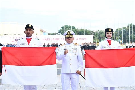 Danlantamal I Hadiri Upacara Hari Lahir Pancasila Tahun