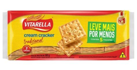 Biscoito Vitarella Cream Cracker Tradicional 583g