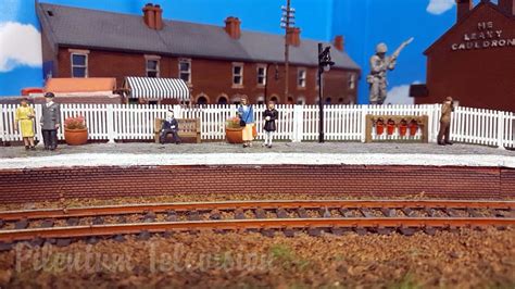 British Model Railway Layout Drum Hill With Hornby Steam Locos And