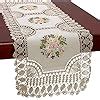 Amazon Grelucgo Small Handmade Beige Crochet Cotton Lace Table