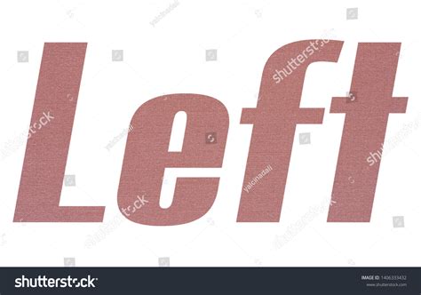 Left Word Terracotta Colored Fabric Texture Stock Photo 1406333432