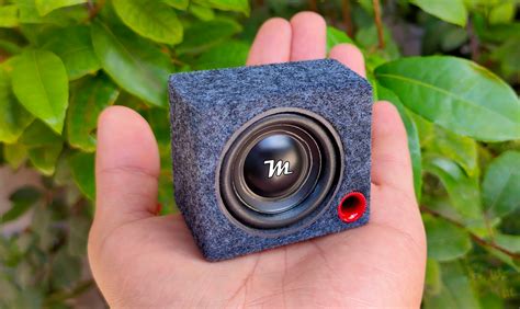 DIY Mini Subwoofer: Mini Subwoofer Bluetooth Speaker