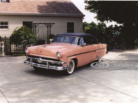 1954 Ford Crestline Sunliner Convertible Vintage Motor Cars Of Meadow