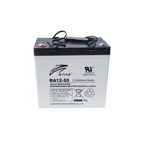 Ritar 55ah RA12 55 12v Deep Cycle Maintenance Free Battery Wiltech