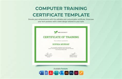 Free Printable Computer Certificate Templates To Customize Online