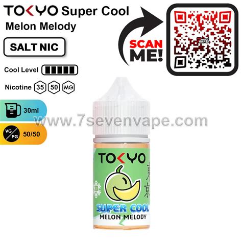 Tokyo Super Cool Melon Melody Usa Salt Nic Ml