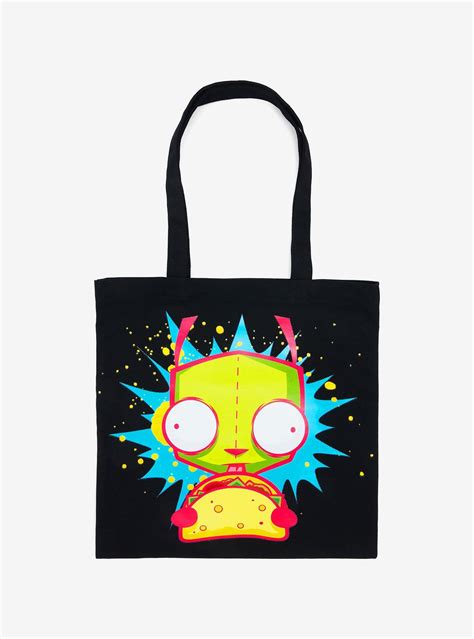 Hot Topic Invader Zim Gir Tacos Double Sided Tote Bag Hamilton Place