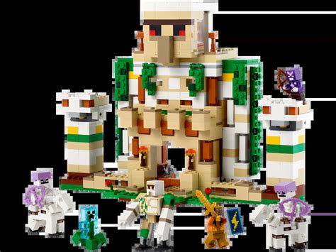 LEGO Minecraft Die Eisengolem-Festung • Set 21250 • SetDB