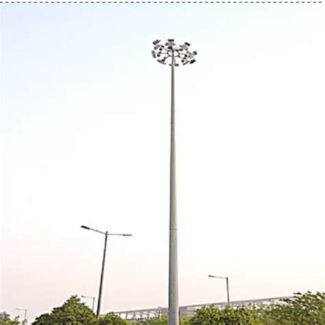 Mild Steel Polygonal Mtr High Mast Lighting Pole Rs Unit