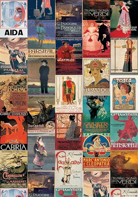 Amazon AllPosters Wall Poster Opera Vintage Style Poster Collage