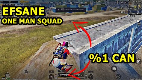 Efsane One Man Squad Ma I Ok Zorladilar Pubg Mob Le Youtube