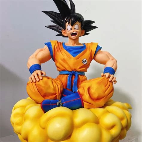 Hot Dragon Ball Anime Gk Sitting Posture Somersault Cloud Son Goku Fc