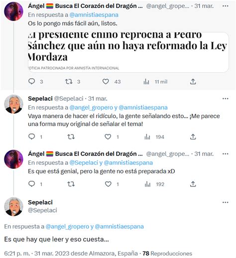 Anónimo García on Twitter Es una doble ironía claro porque quien ha