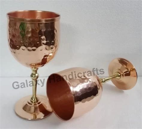 Copper Goblet Wine Glass At Rs Piece In Moradabad