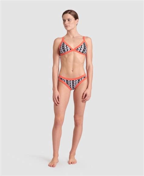 Triangel Bikini Damen Arena Monogram