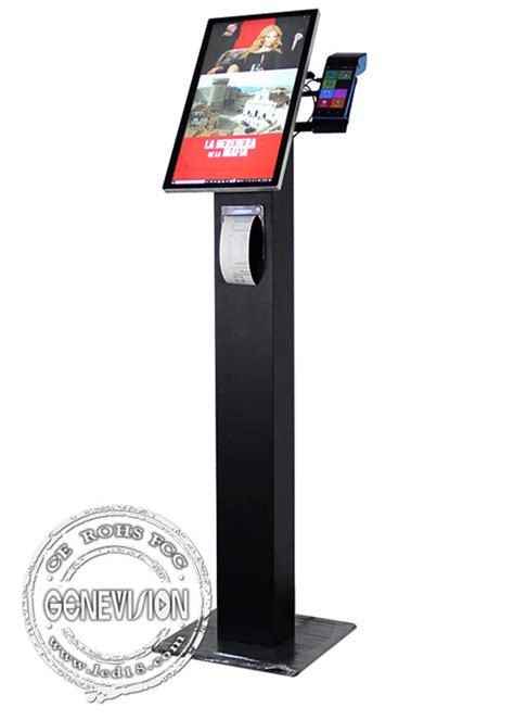 And Floorstanding Touch Screen Hotel Self Service Ordering