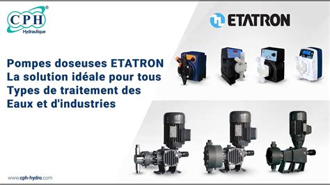 Les Pompes Doseuses Etatron La Solution Id Ale Pour Tous Types De