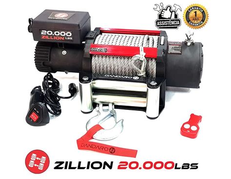 Guincho Elétrico Dandaro Zillion 20 000 Libras 24v DANDARO