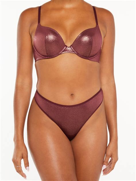 Core Microfiber Thong In Red Savage X Fenty Uk United Kingdom