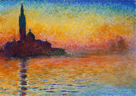 San Giorgio Maggiore At Dusk By Claude Monet My Favorite Painting