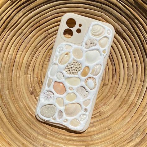 Seashell Mosaic Handmade Phonecase IPhone Cover Case Mobile Natural