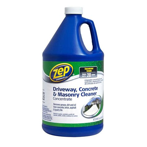 ZEP 1 Gallon Driveway, Concrete and Masonry Cleaner-ZUCON128 - The Home Depot