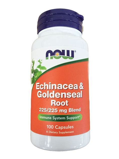 Now Foods Echinacea And Goldenseal Root Capsules Quickly View