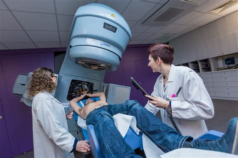 Séance de traitement CRSM Centre de radiothérapie de Seine et Marne