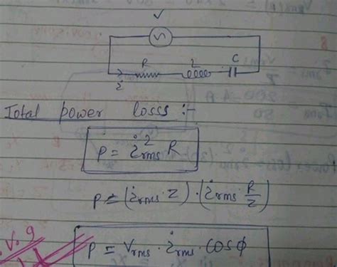 Draw Phasor Diagram Of Lcr Series Ac Circuit