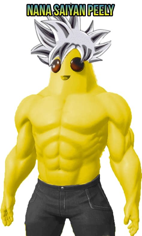 Nana Saiyan Peely concept by Stefanos Lessis (Me) : r/FortNiteBR