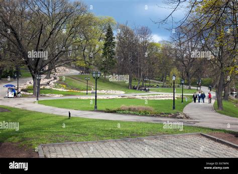 Bastejkalns Bastion Hill Park Riga Latvia Stock Photo Alamy