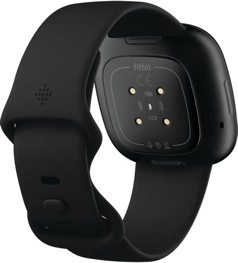 Best Buy Fitbit Versa Health Fitness Smartwatch Black Fb Bkbk