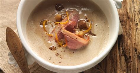 Chestnut Soup with Smoked Duck recipe | Eat Smarter USA