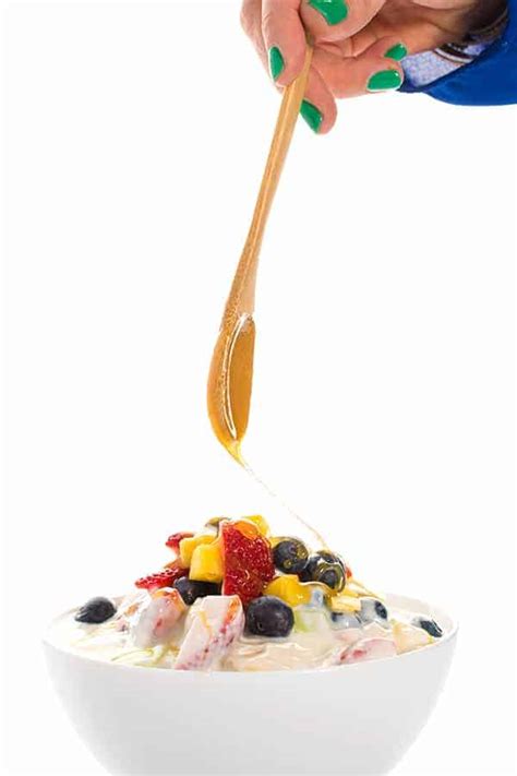 Fruit Salad with Honey Yogurt Dressing - The Lemon Bowl®