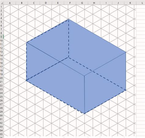 How To Make An Isometric Drawing In Excel Sheetaki