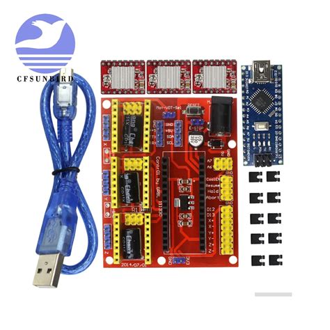 Dv Cnc Shield V Nano Pcs A Reprap Stepper Drivers Set