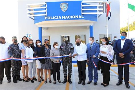 Dirección general de la Policía Nacional inaugura destacamento en Baní