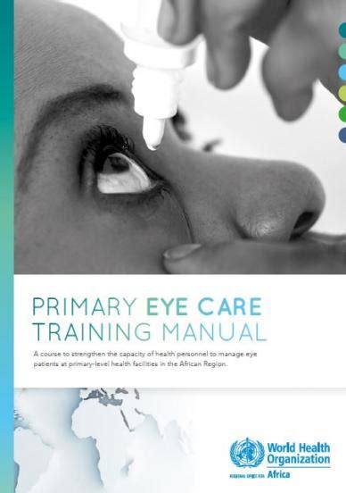 Primary Eye Care Training Manual Who Regional Office For Africa