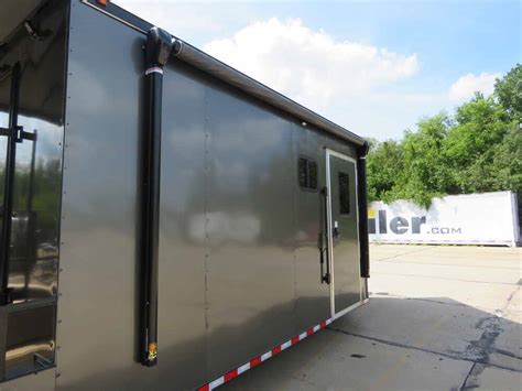 Solera Xl 12v Power Rv Awning 13 Wide 98 Projection Black Fade