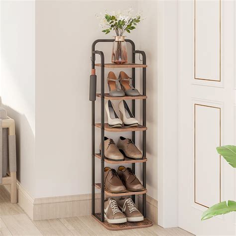 Amazon Nm Medium Tiers Wooden Shoes Racks Vertical Shoe Rack