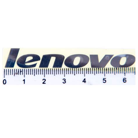 Naklejka Logotyp Lenovo Silver 10 X 66 Mm ABCDEAL PL