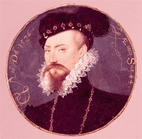 Portrait Of Robert Dudley St Earl Of Leicester By Nicholas Hilliard