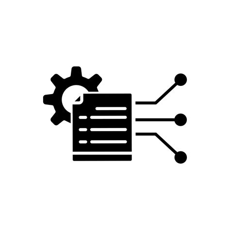 Document Vector Icon Set Technical Documentation Illustration Sign