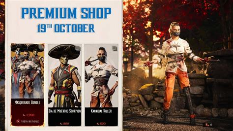 MK1 Premium Shop Mileena Scorpion Masquerade Skins Bundles 19th